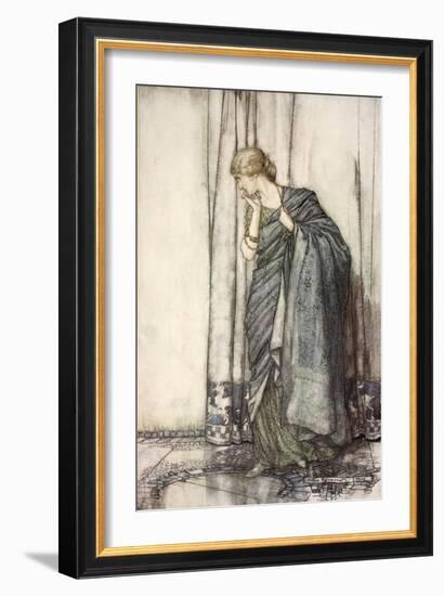 Helena, Illustration from 'Midsummer Nights Dream' by William Shakespeare, 1908 (Colour Litho)-Arthur Rackham-Framed Giclee Print