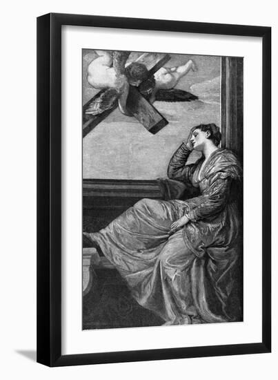 Helena's Vision-R Taylor-Framed Art Print