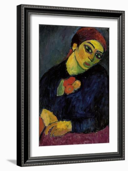 Helene, 1911 (Oil on Board)-Alexej Von Jawlensky-Framed Giclee Print