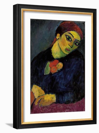 Helene, 1911 (Oil on Board)-Alexej Von Jawlensky-Framed Giclee Print