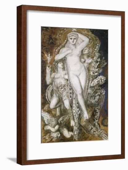 Hélène glorifiée-Gustave Moreau-Framed Giclee Print