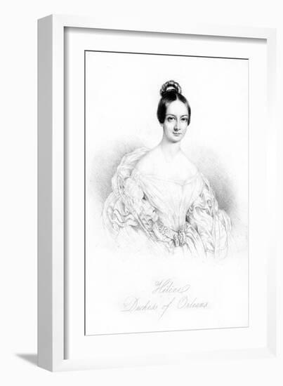 Hélène of Mecklenburg-Schwerin, Duchess of Orléans (1814-185), 19th Century-null-Framed Giclee Print
