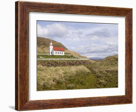 Helgafell Church Near Stykkisholmur, Snaefellsnes Peninsula, Iceland, Polar Regions-Pitamitz Sergio-Framed Photographic Print