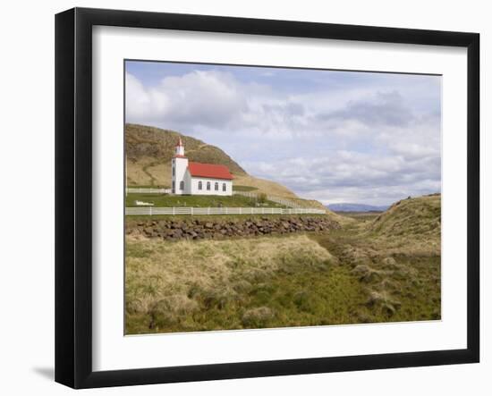 Helgafell Church Near Stykkisholmur, Snaefellsnes Peninsula, Iceland, Polar Regions-Pitamitz Sergio-Framed Photographic Print