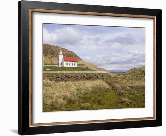 Helgafell Church Near Stykkisholmur, Snaefellsnes Peninsula, Iceland, Polar Regions-Pitamitz Sergio-Framed Photographic Print