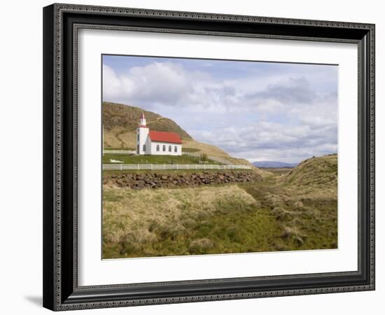 Helgafell Church Near Stykkisholmur, Snaefellsnes Peninsula, Iceland, Polar Regions-Pitamitz Sergio-Framed Photographic Print