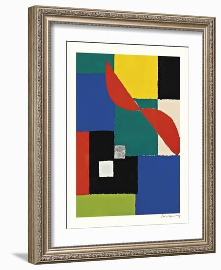 Hélice Rouge-Sonia Delaunay-Framed Giclee Print