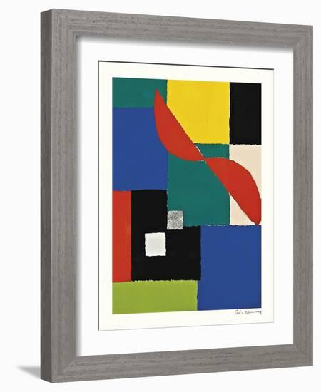 Hélice Rouge-Sonia Delaunay-Framed Giclee Print