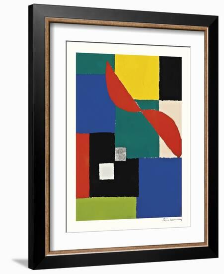 Hélice Rouge-Sonia Delaunay-Framed Giclee Print