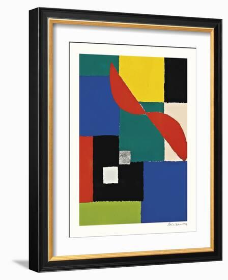 Hélice Rouge-Sonia Delaunay-Framed Giclee Print
