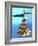 Helicopter Flying Machine, Artwork-Christian Darkin-Framed Photographic Print