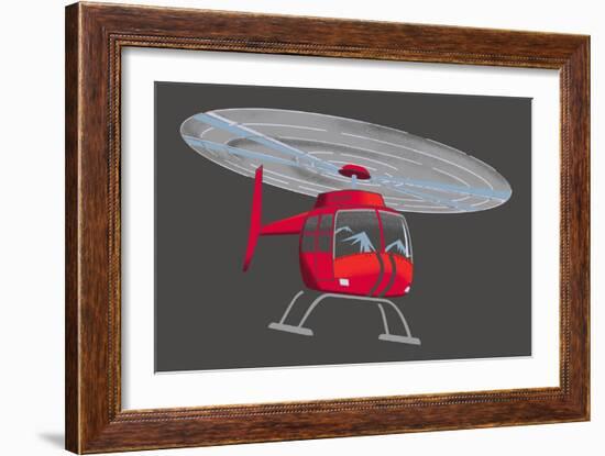 Helicopter-null-Framed Giclee Print