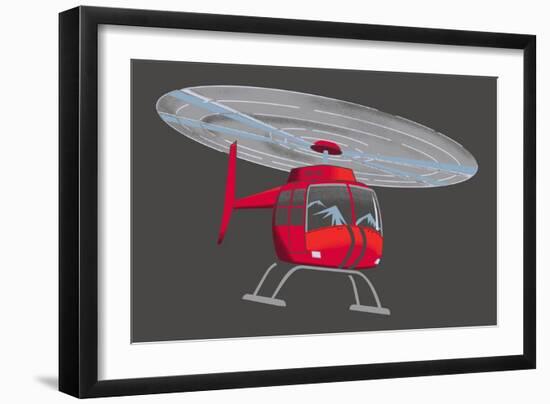 Helicopter-null-Framed Giclee Print