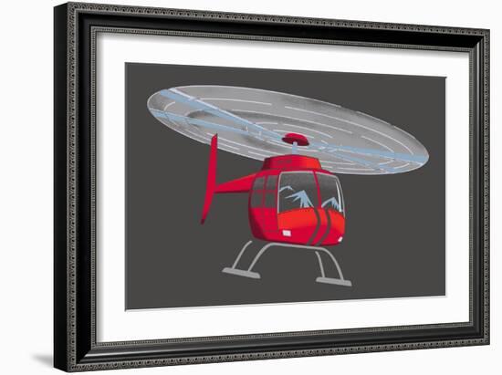 Helicopter-null-Framed Giclee Print