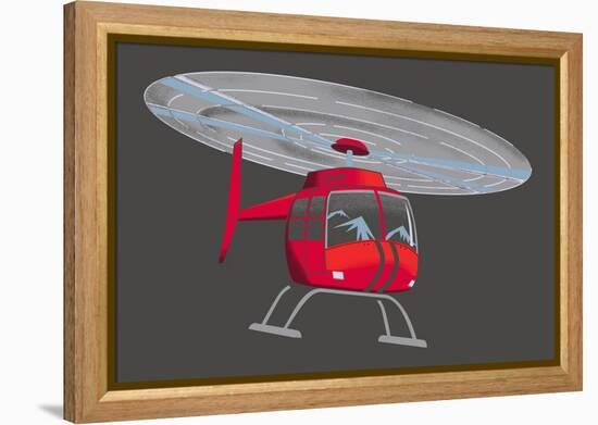 Helicopter-null-Framed Premier Image Canvas