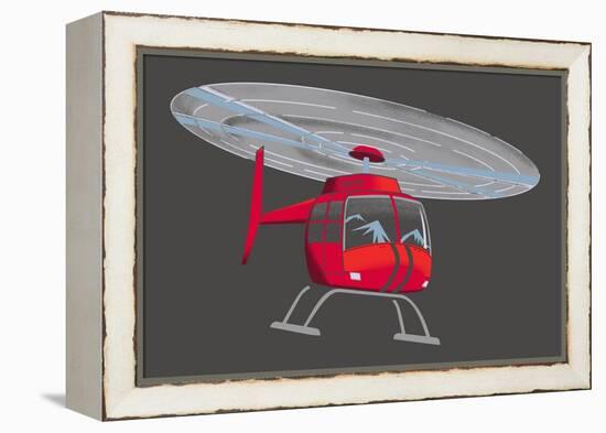 Helicopter-null-Framed Premier Image Canvas