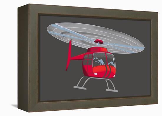 Helicopter-null-Framed Premier Image Canvas