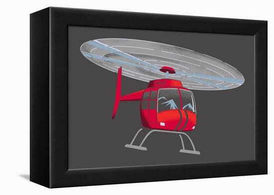 Helicopter-null-Framed Premier Image Canvas