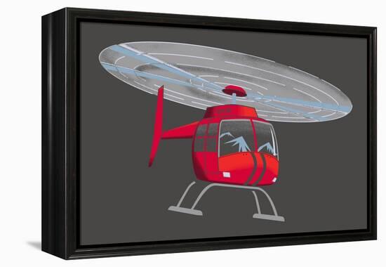 Helicopter-null-Framed Premier Image Canvas