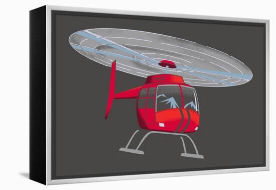 Helicopter-null-Framed Premier Image Canvas