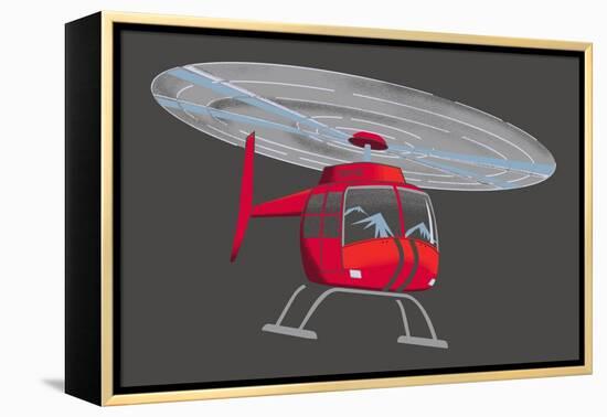 Helicopter-null-Framed Premier Image Canvas