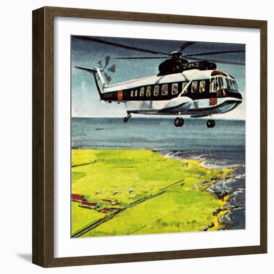 Helicopter-Wilf Hardy-Framed Giclee Print