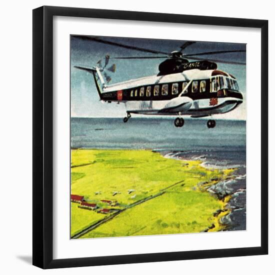 Helicopter-Wilf Hardy-Framed Giclee Print