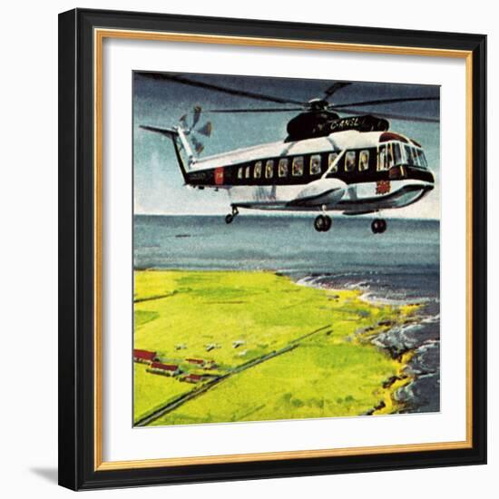 Helicopter-Wilf Hardy-Framed Giclee Print