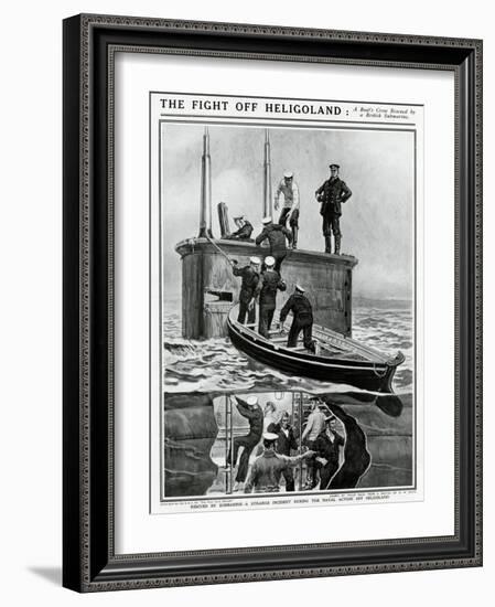 Heligoland Submarine Rescue-Paul Renouard-Framed Art Print