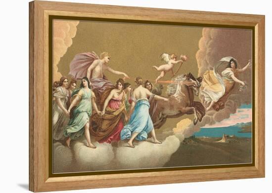 Helios with Sun Chariot-null-Framed Stretched Canvas