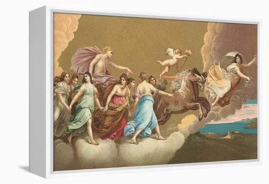 Helios with Sun Chariot-null-Framed Stretched Canvas