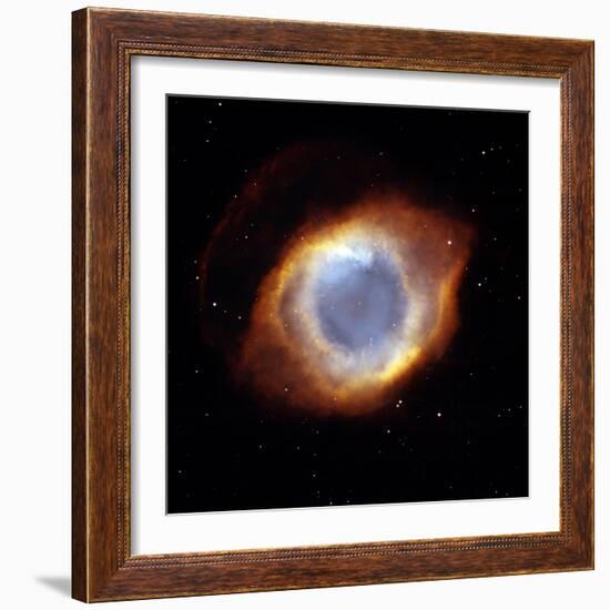 Helix Nebula, HST Image-null-Framed Premium Photographic Print