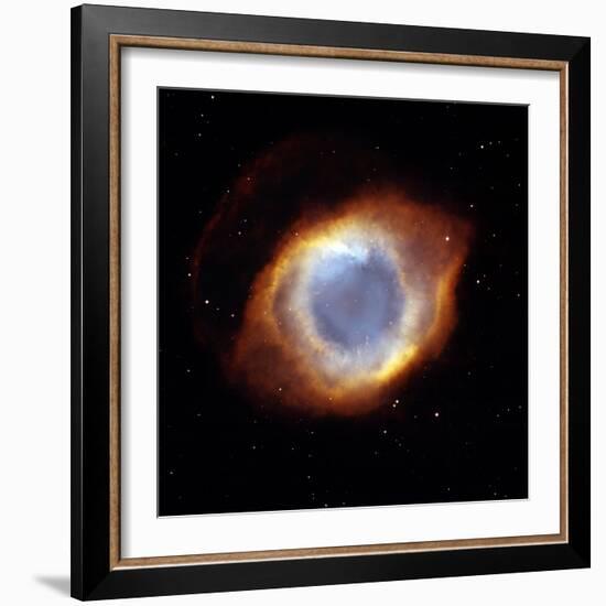 Helix Nebula, HST Image-null-Framed Premium Photographic Print