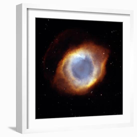 Helix Nebula, HST Image-null-Framed Premium Photographic Print