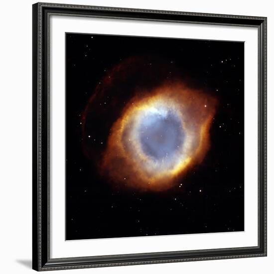 Helix Nebula, HST Image-null-Framed Photographic Print