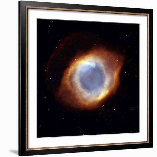 Helix Nebula, HST Image-null-Framed Photographic Print