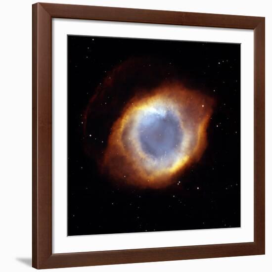 Helix Nebula, HST Image-null-Framed Photographic Print