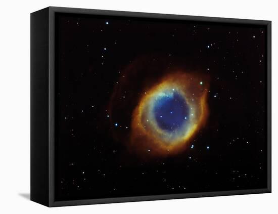 Helix Nebula in Aquarius (NGC 7293)-Stocktrek Images-Framed Premier Image Canvas