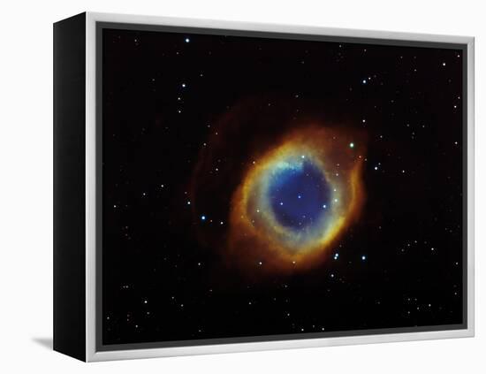 Helix Nebula in Aquarius (NGC 7293)-Stocktrek Images-Framed Premier Image Canvas