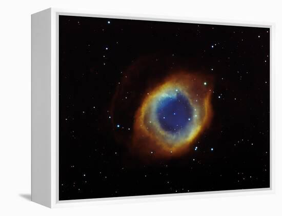 Helix Nebula in Aquarius (NGC 7293)-Stocktrek Images-Framed Premier Image Canvas