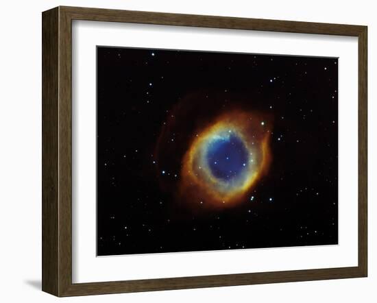 Helix Nebula in Aquarius (NGC 7293)-Stocktrek Images-Framed Photographic Print