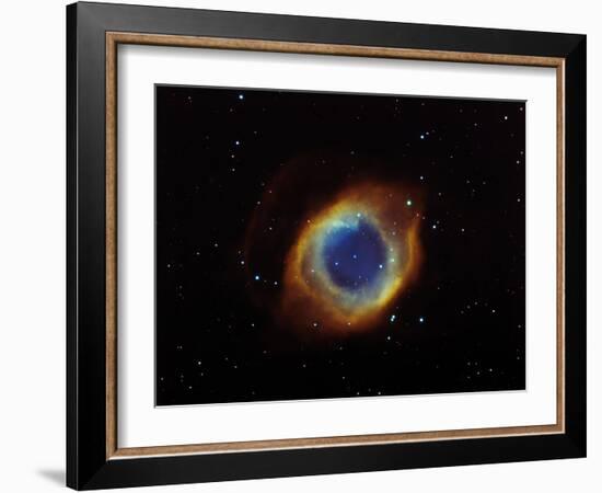 Helix Nebula in Aquarius (NGC 7293)-Stocktrek Images-Framed Photographic Print