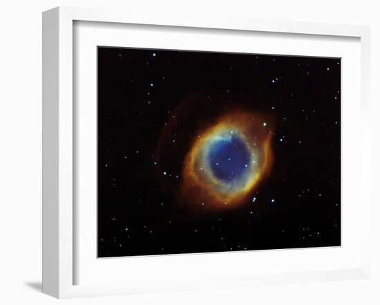 Helix Nebula in Aquarius (NGC 7293)-Stocktrek Images-Framed Photographic Print