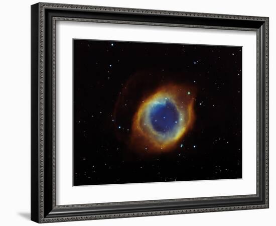 Helix Nebula in Aquarius (NGC 7293)-Stocktrek Images-Framed Photographic Print