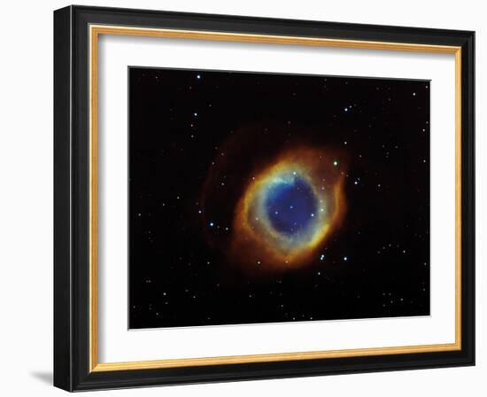 Helix Nebula in Aquarius (NGC 7293)-Stocktrek Images-Framed Photographic Print