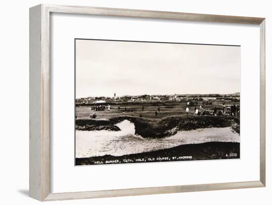 'Hell Bunker, 14th hole, Old Course, St Andrews', c1910-Unknown-Framed Giclee Print