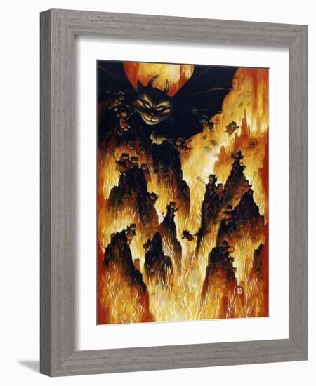 Hell Cats-Bill Bell-Framed Giclee Print