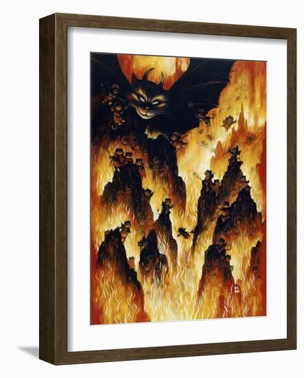 Hell Cats-Bill Bell-Framed Giclee Print