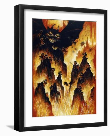 Hell Cats-Bill Bell-Framed Giclee Print