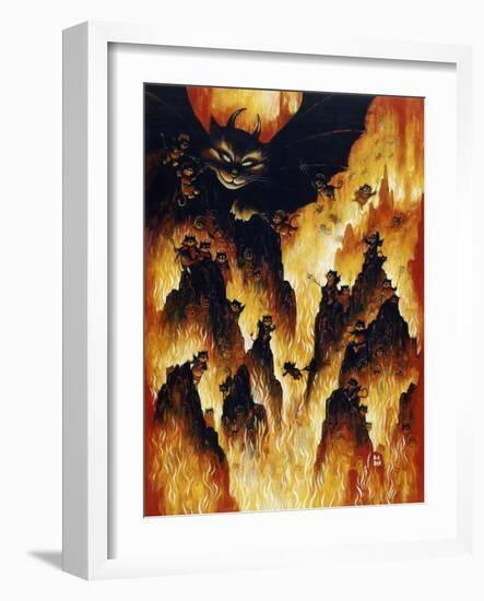 Hell Cats-Bill Bell-Framed Giclee Print